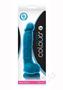 Colours Dual Density Silicone Dildo 5in - Blue